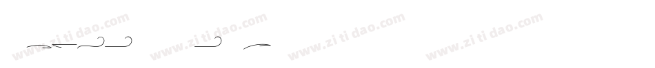 Zolda Swash字体转换